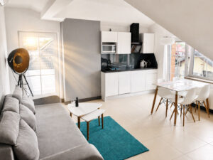 Apartament z&nbsp;1 sypialnią i&nbsp;tarasem